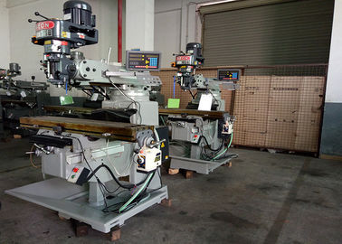 2.2kw Power Universal Turret Milling Machine Bearing 390mm Max Distance For Industry