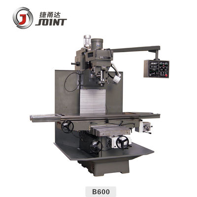 1370mm Table Metal Bed Turret Milling Machine B600 150mm Spindle Quill Travel